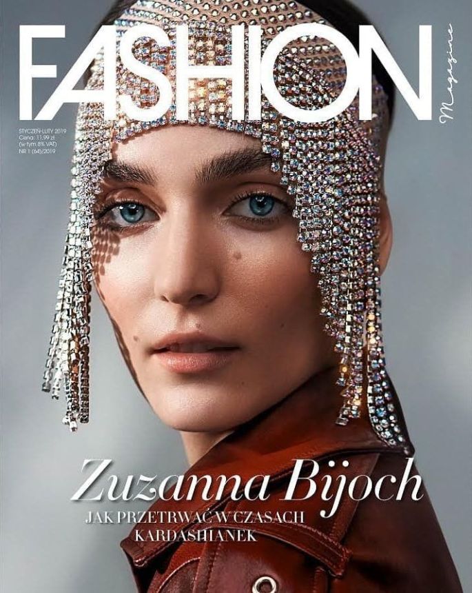 FASHION POLAND magazine side cover  January/February 2019