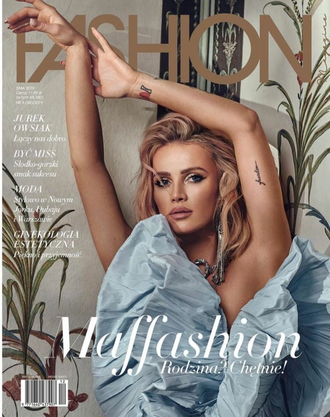 FASHION POLAND magazine side cover  December 2019
