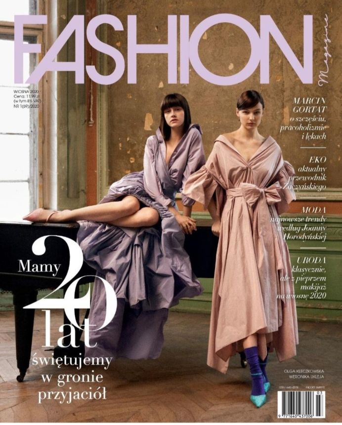 FASHION POLAND magazine side cover  March 2020
