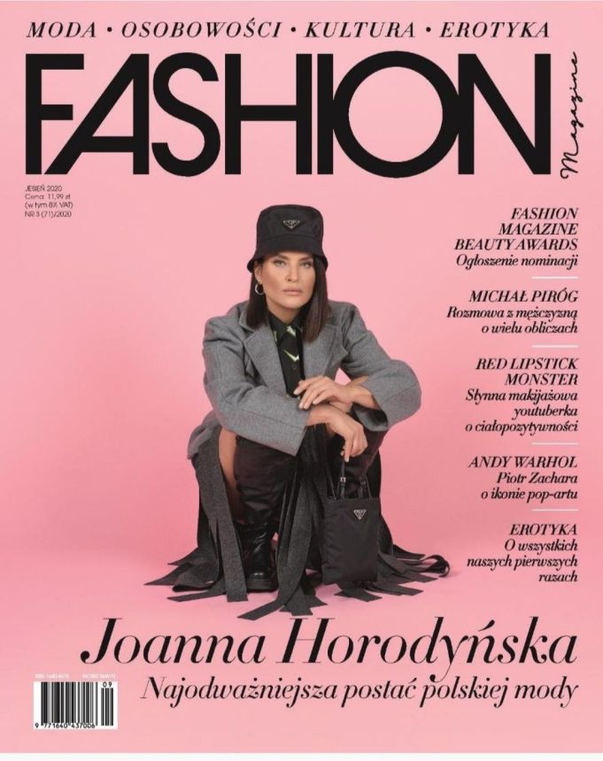 FASHION POLAND magazine side cover  October 2020