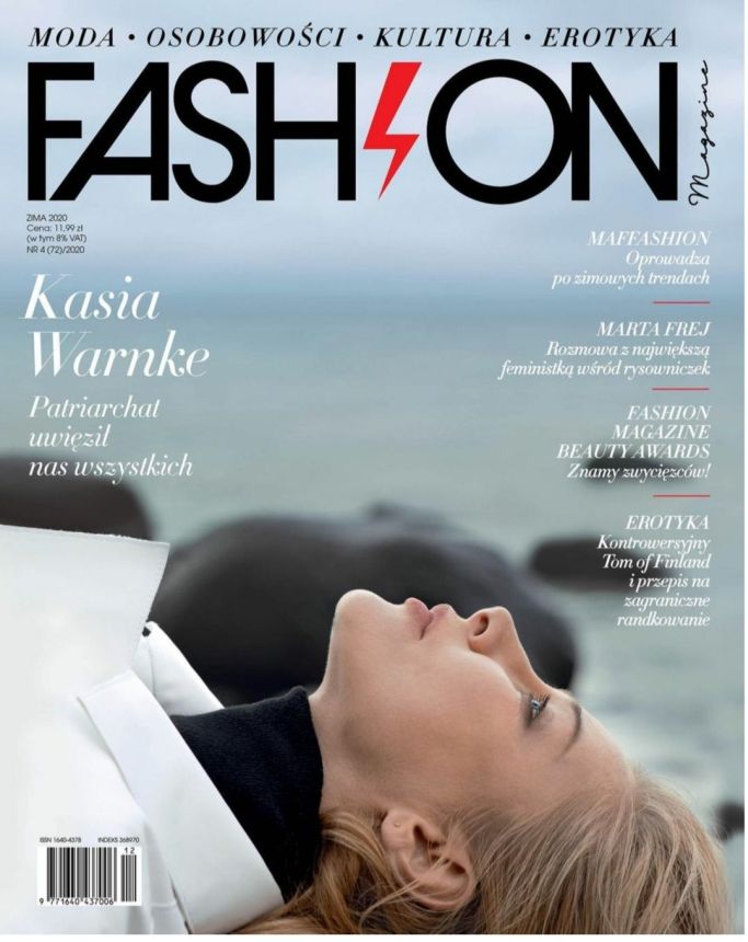FASHION POLAND magazine side cover  December 2020