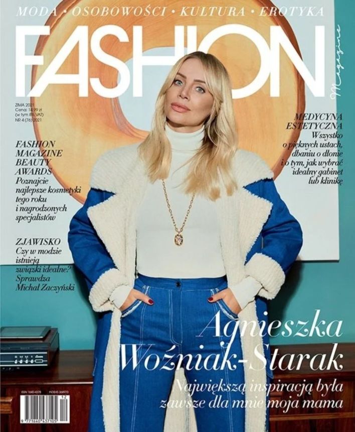FASHION POLAND magazine side cover  January 2022
