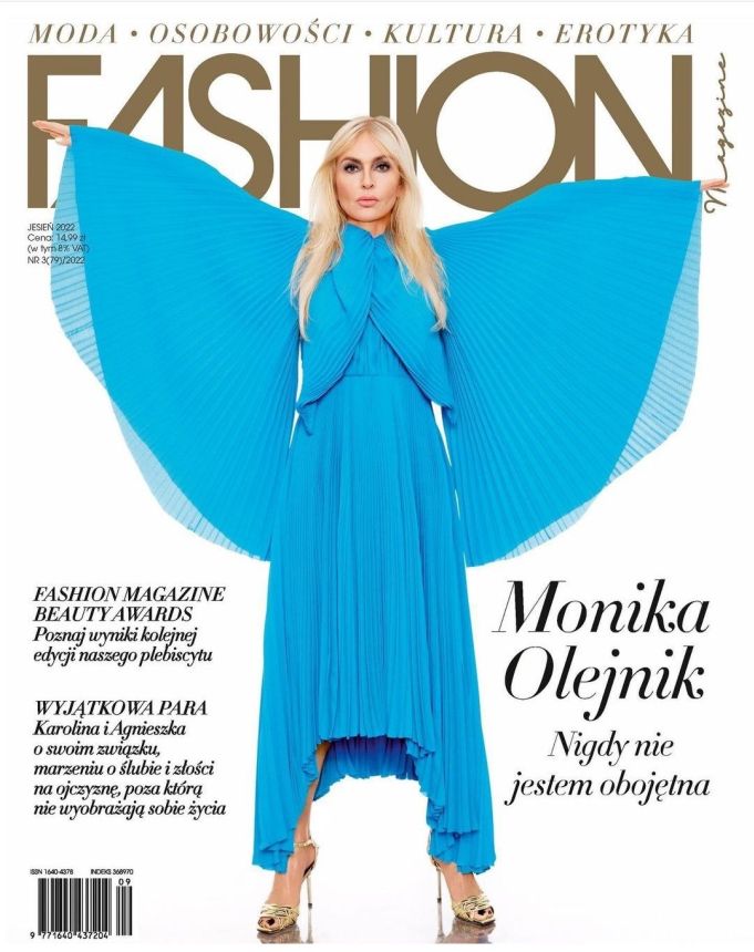 FASHION POLAND magazine side cover  October 2022