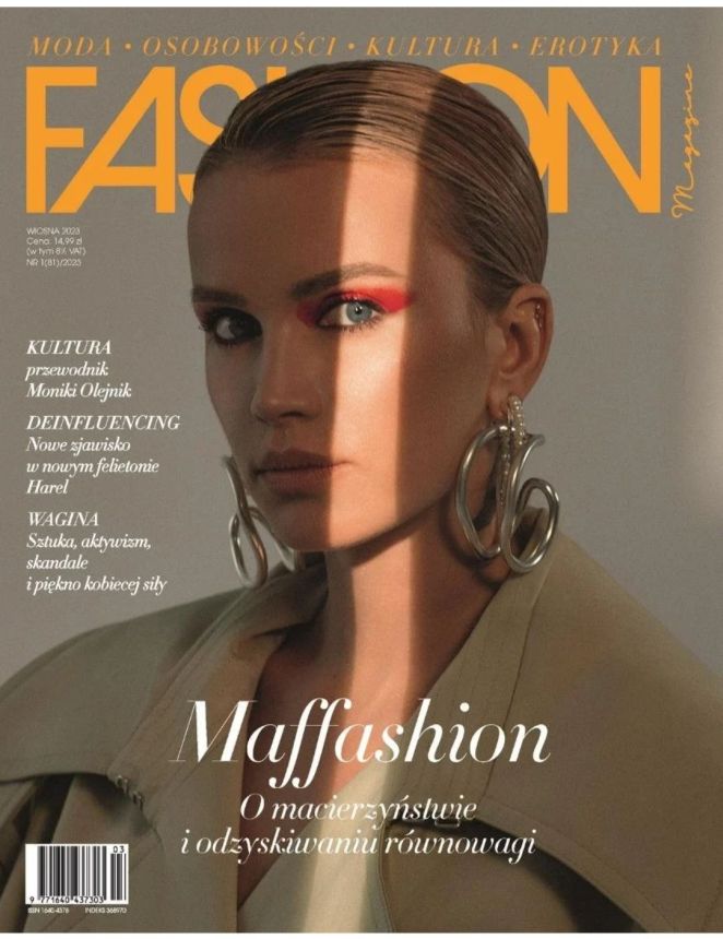 FASHION POLAND magazine side cover  May 2023