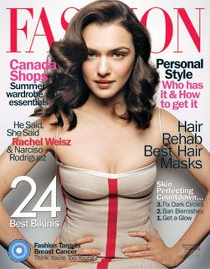FASHION USA magazine side cover  June 2004