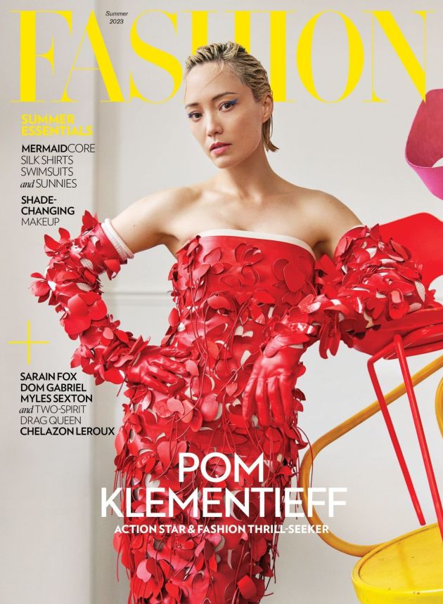 FASHION USA magazine side cover Summer 2023