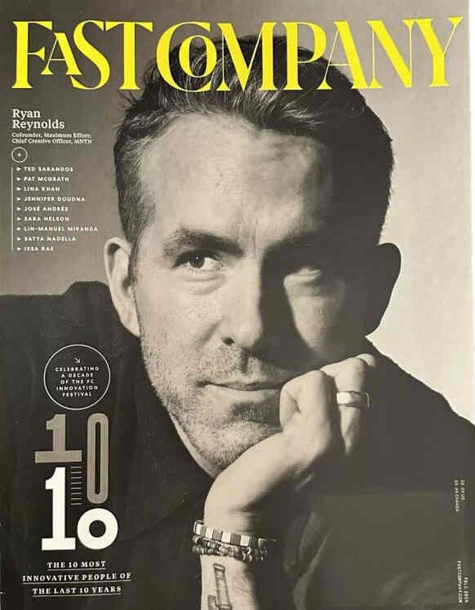 FAST COMPANY magazine side cover Fall 2024