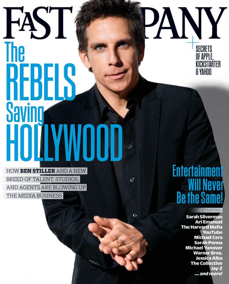 FAST COMPANY magazine side cover  April 2013