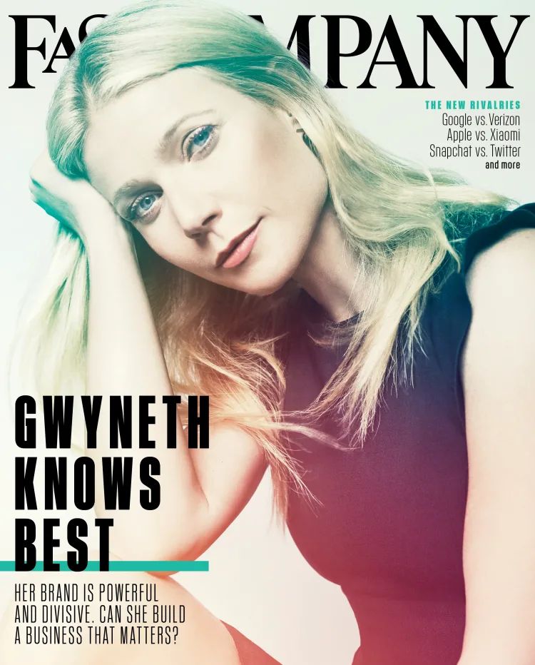 FAST COMPANY magazine side cover  September 2015