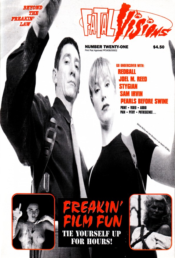 FATAL VISIONS magazine side cover Issue 21 June 1998