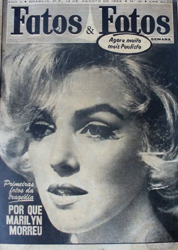 FATOS E FOTOS magazine side cover Issue 61 18 August 1962