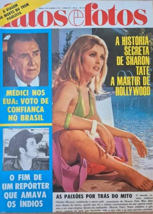 FATOS E FOTOS magazine side cover  December 1971