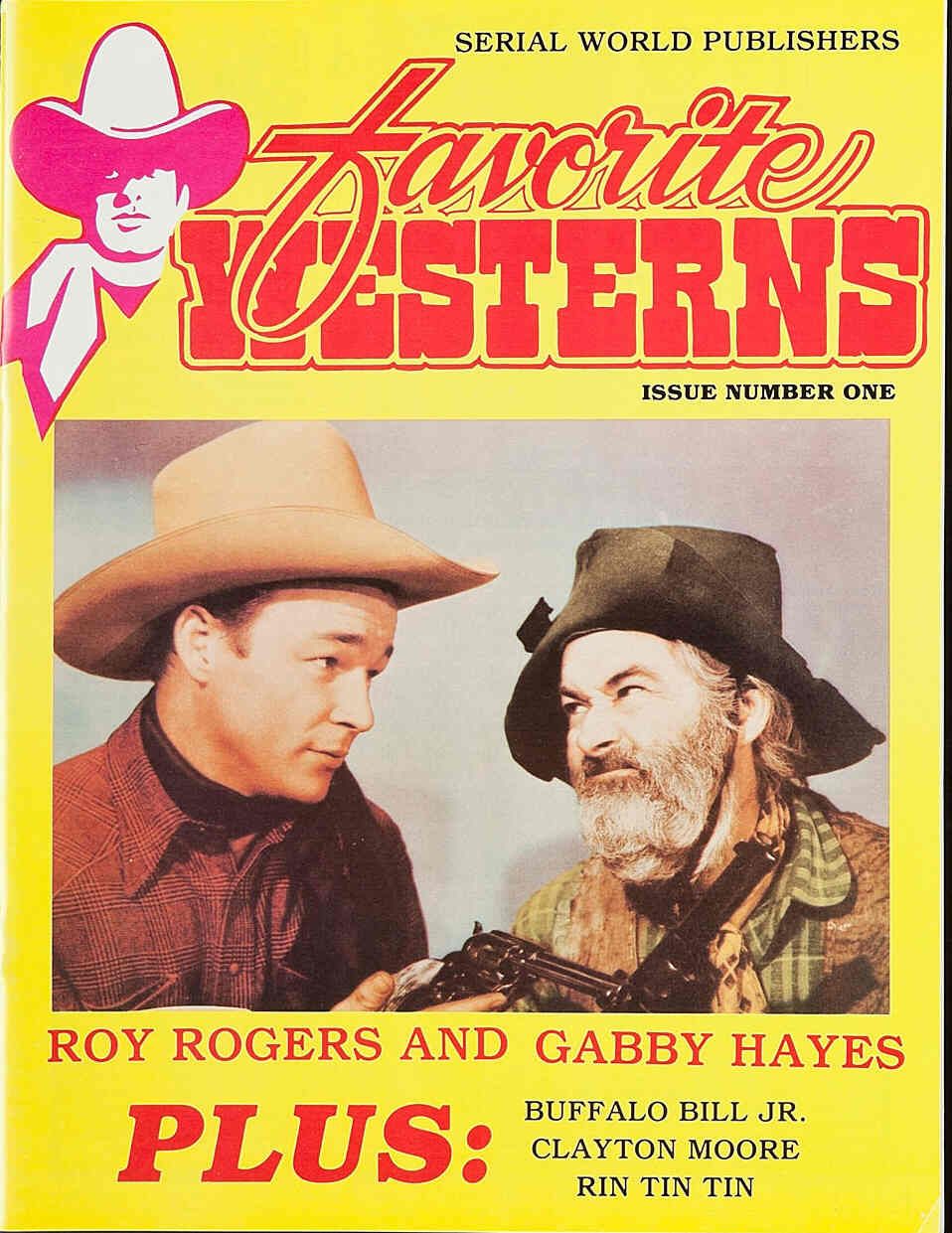 FAVORITE WESTERNS magazine side cover Issue 1  1981