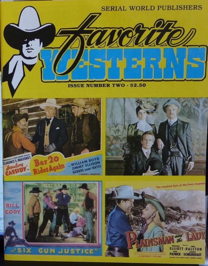 FAVORITE WESTERNS magazine side cover Issue 2  1981
