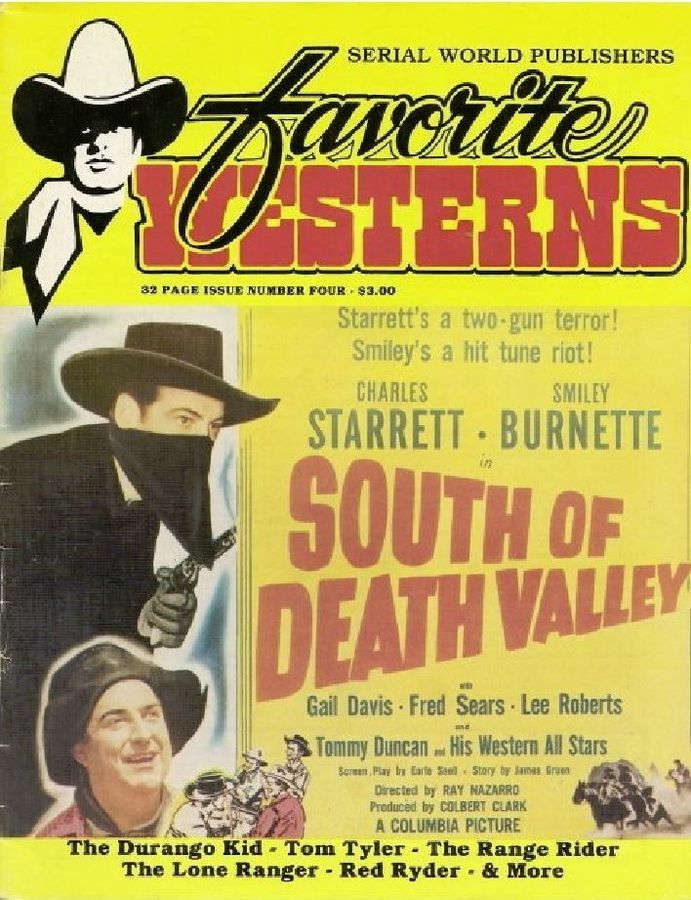 FAVORITE WESTERNS magazine side cover Issue 4  1981