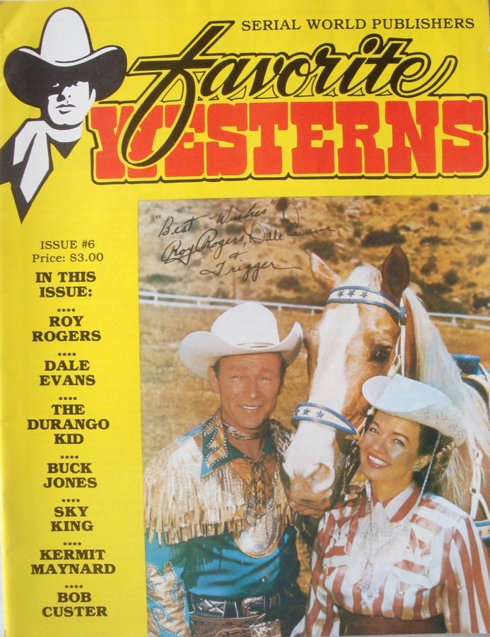 FAVORITE WESTERNS magazine side cover Issue 6  1982