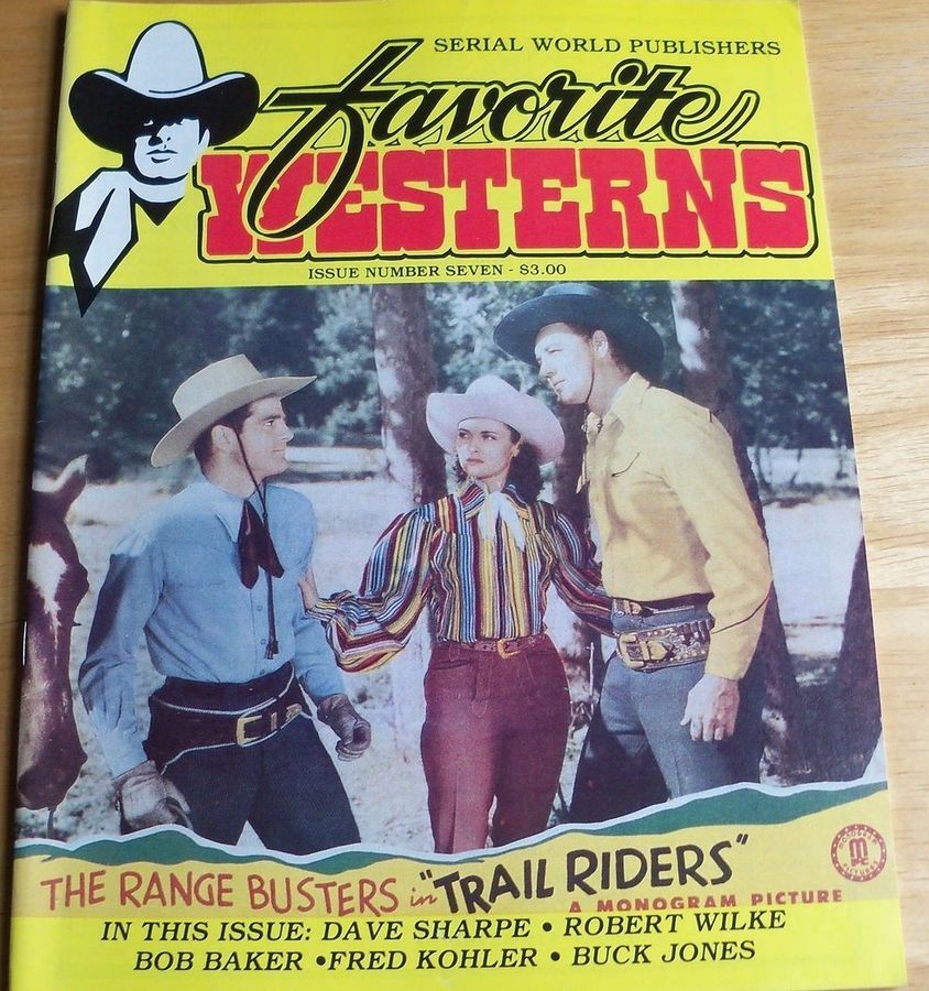 FAVORITE WESTERNS magazine side cover Issue 7  1982