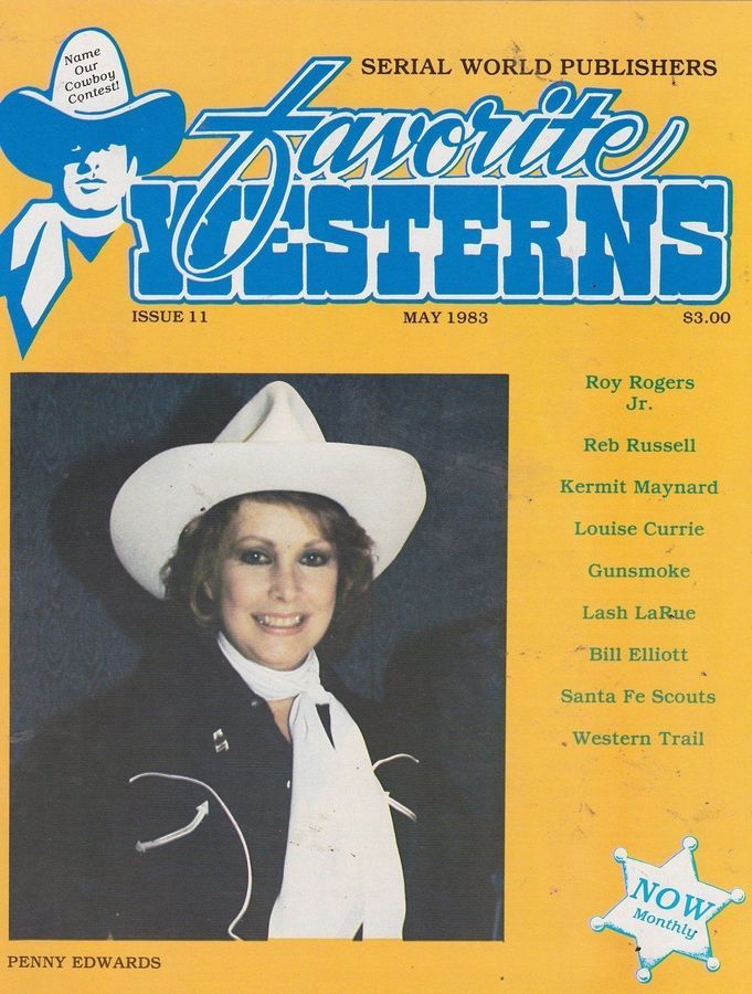 FAVORITE WESTERNS magazine side cover Issue 11 May 1983
