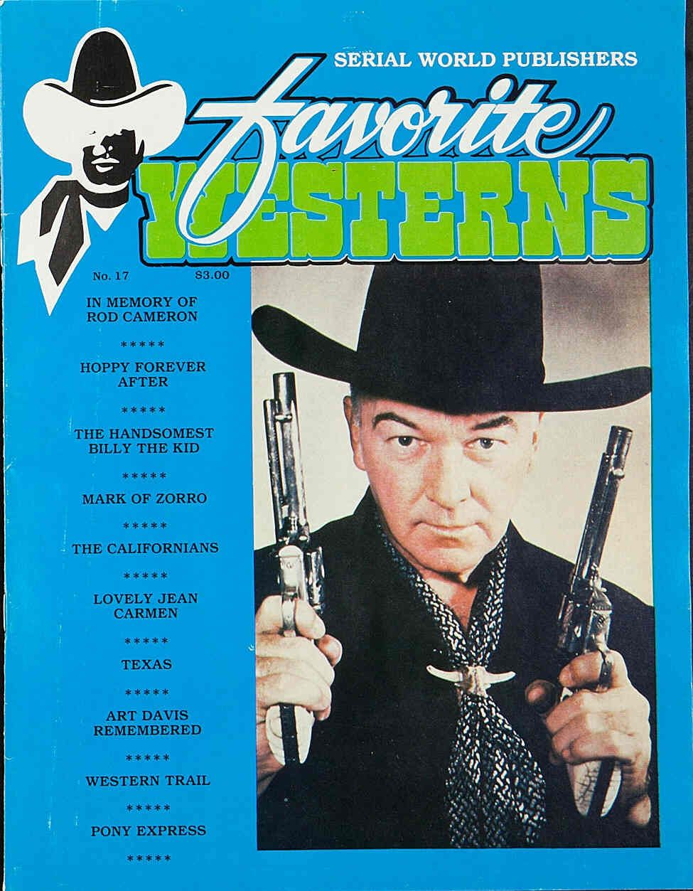 FAVORITE WESTERNS magazine side cover Issue 17  1984