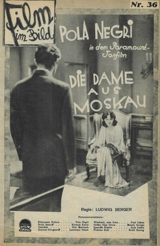 FILM IM BILD magazine side cover Issue 36   1929