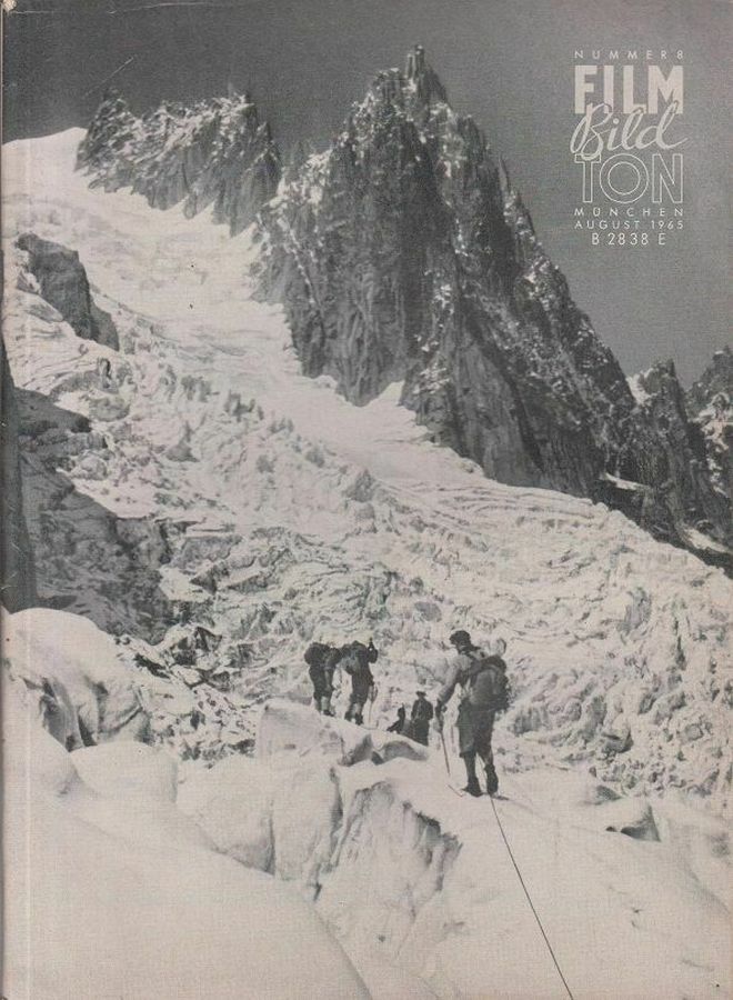 FILM BILD TON magazine side cover  August 1965