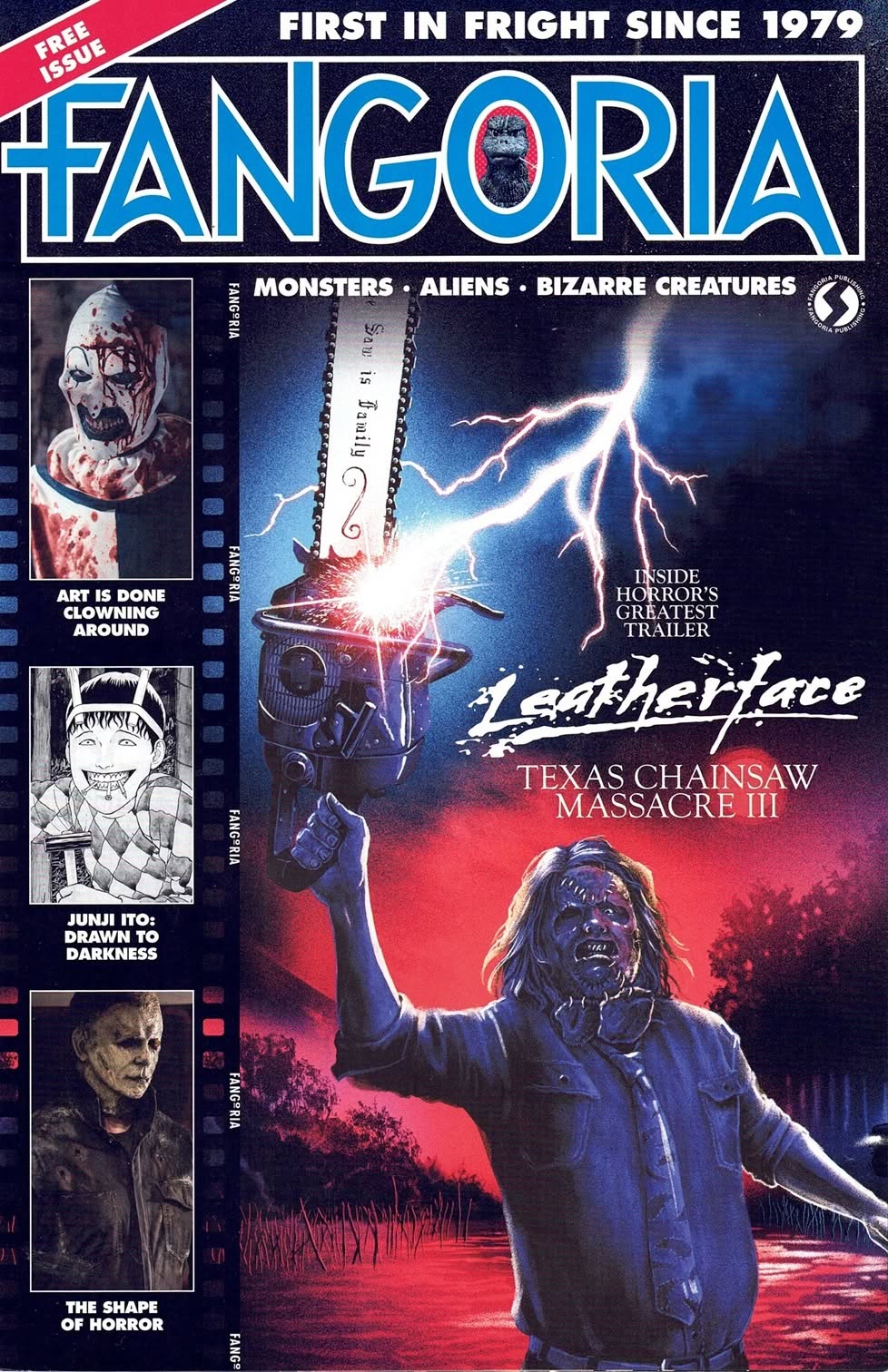 FANGORIA 2018 magazine side cover  Special  May 2024