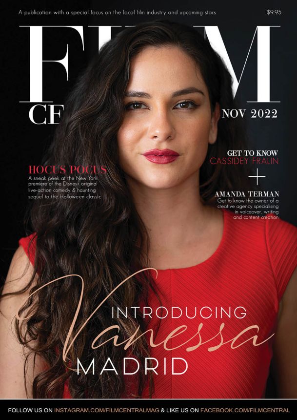 FILMCENTRAL magazine side cover  November 2022