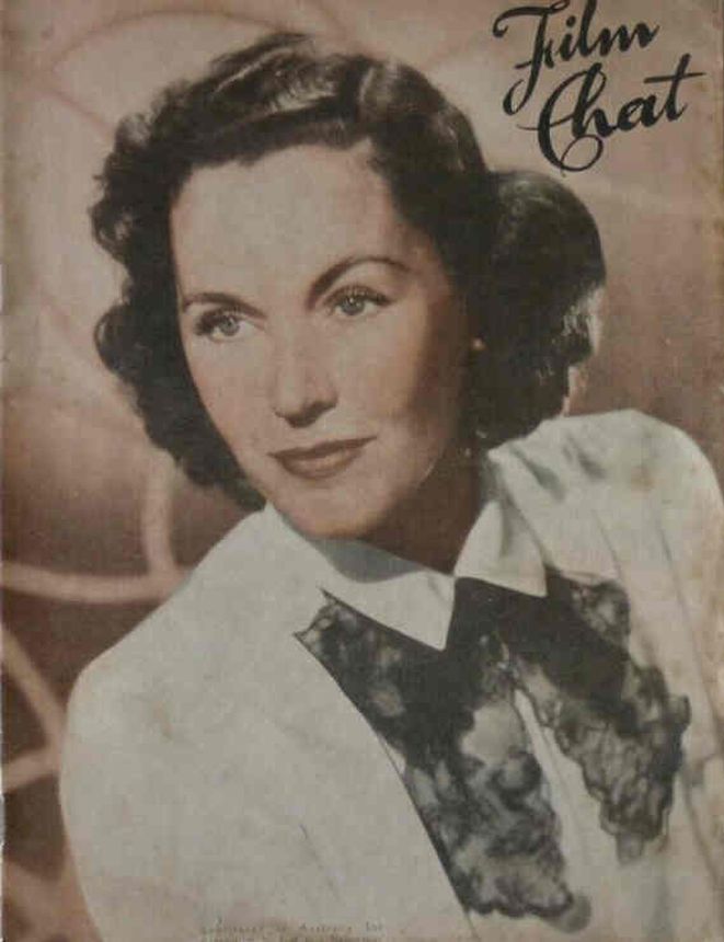 FILM CHAT magazine side cover 27 September 1951