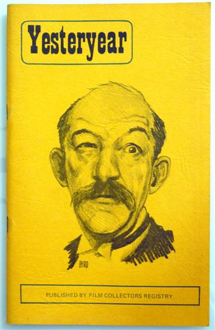 FILM COLLECTORS REGISTRY magazine side cover Issue 1  1969