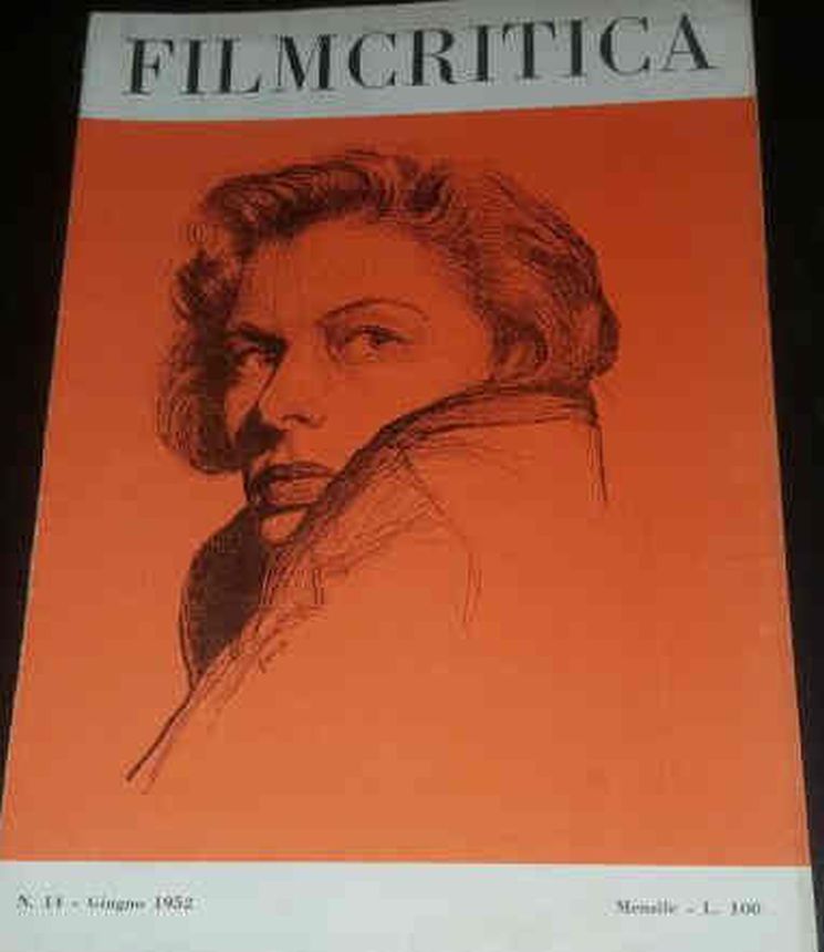 FILMCRITICA magazine side cover Issue 14  June 1952