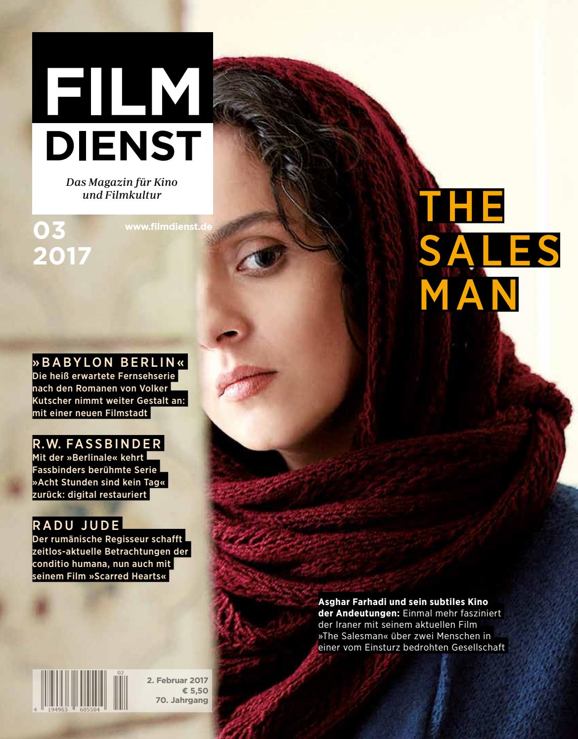 FILM DIENST magazine side cover Issue 3 2 February 2017