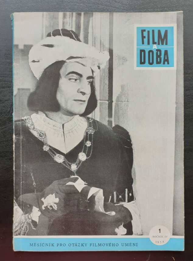 FILM A DOBA magazine side cover Issue 1   1958