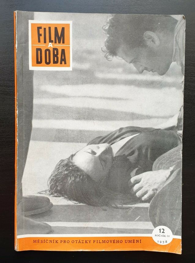 FILM A DOBA magazine side cover Issue 12   1958