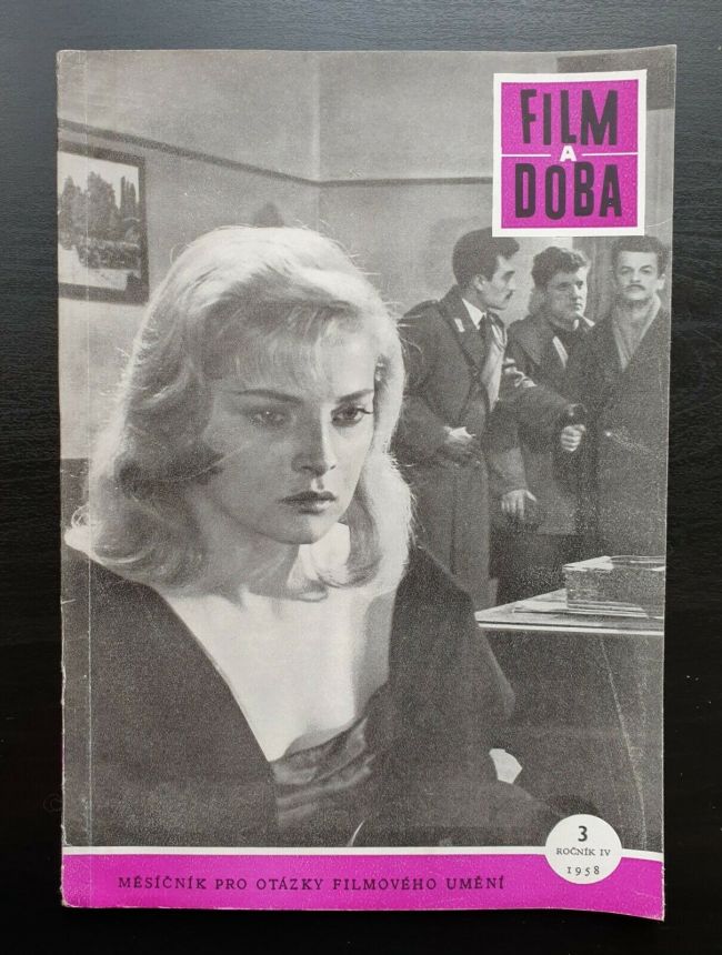 FILM A DOBA magazine side cover Issue 3   1958