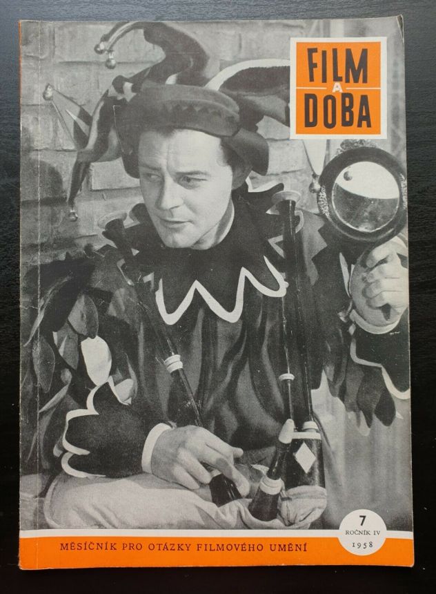 FILM A DOBA magazine side cover Issue 7   1958