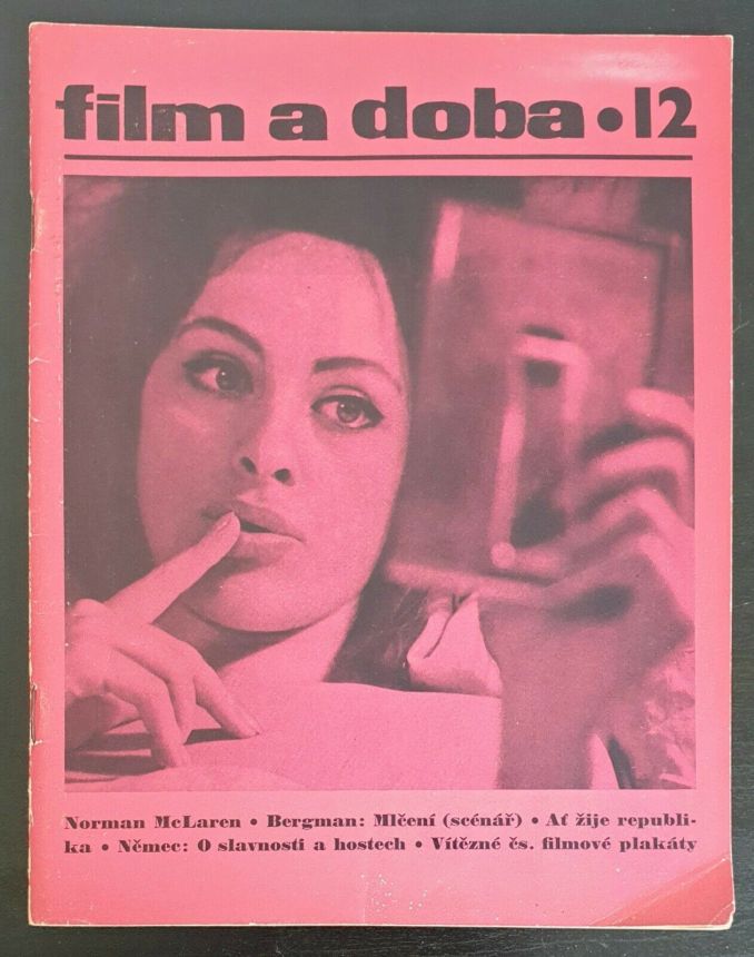 FILM A DOBA magazine side cover Issue 12   1965