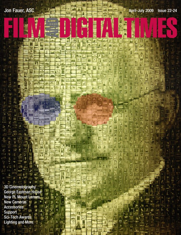 FILM AND DIGITAL TIMES magazine side cover Issue 22/24 April/July 2009