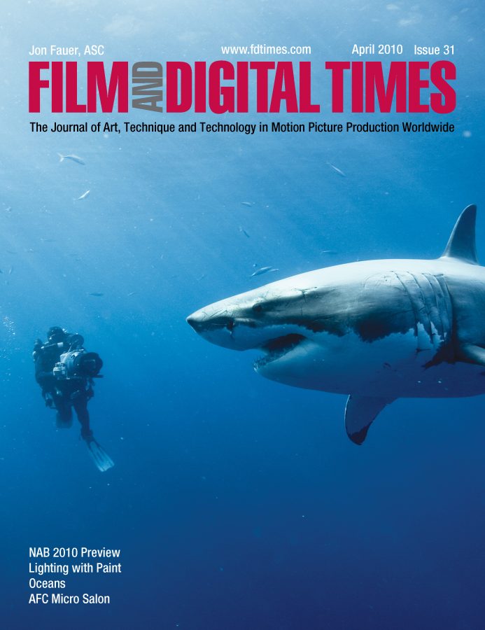 FILM AND DIGITAL TIMES magazine side cover Issue 31 April 2010