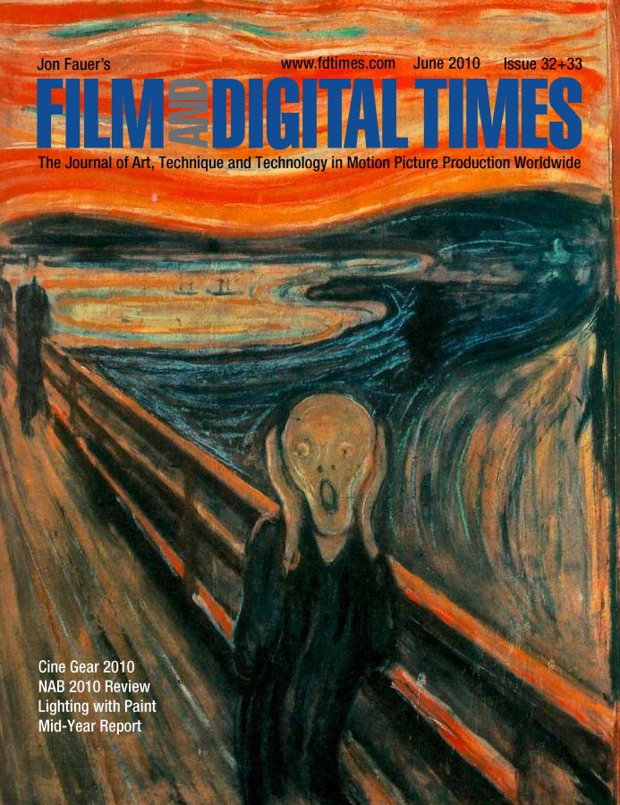 FILM AND DIGITAL TIMES magazine side cover Issue 32/33 June 2010