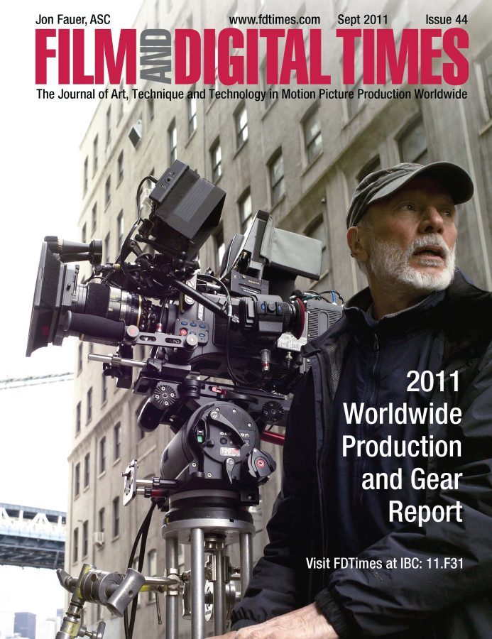FILM AND DIGITAL TIMES magazine side cover Issue 44 September 2011