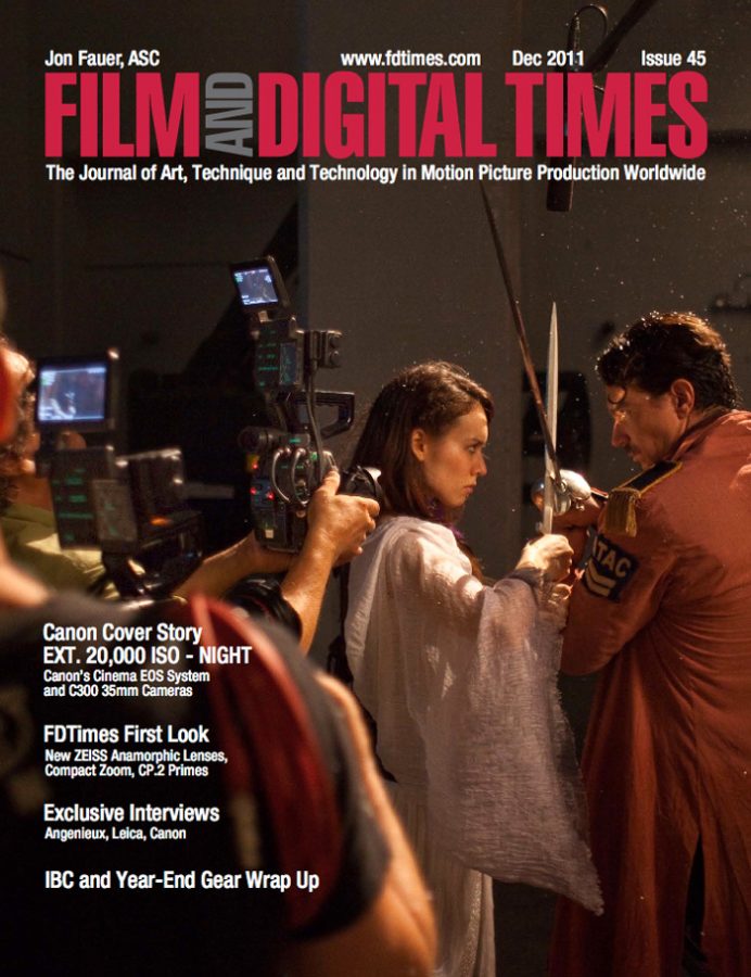 FILM AND DIGITAL TIMES magazine side cover Issue 45 December 2011