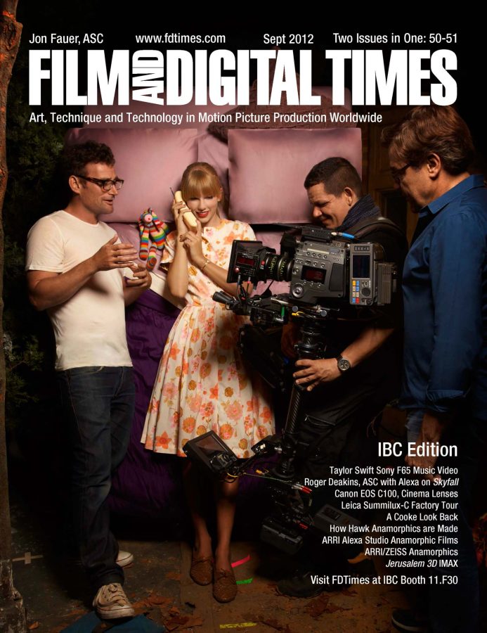 FILM AND DIGITAL TIMES magazine side cover Issue 50/51 September 2012