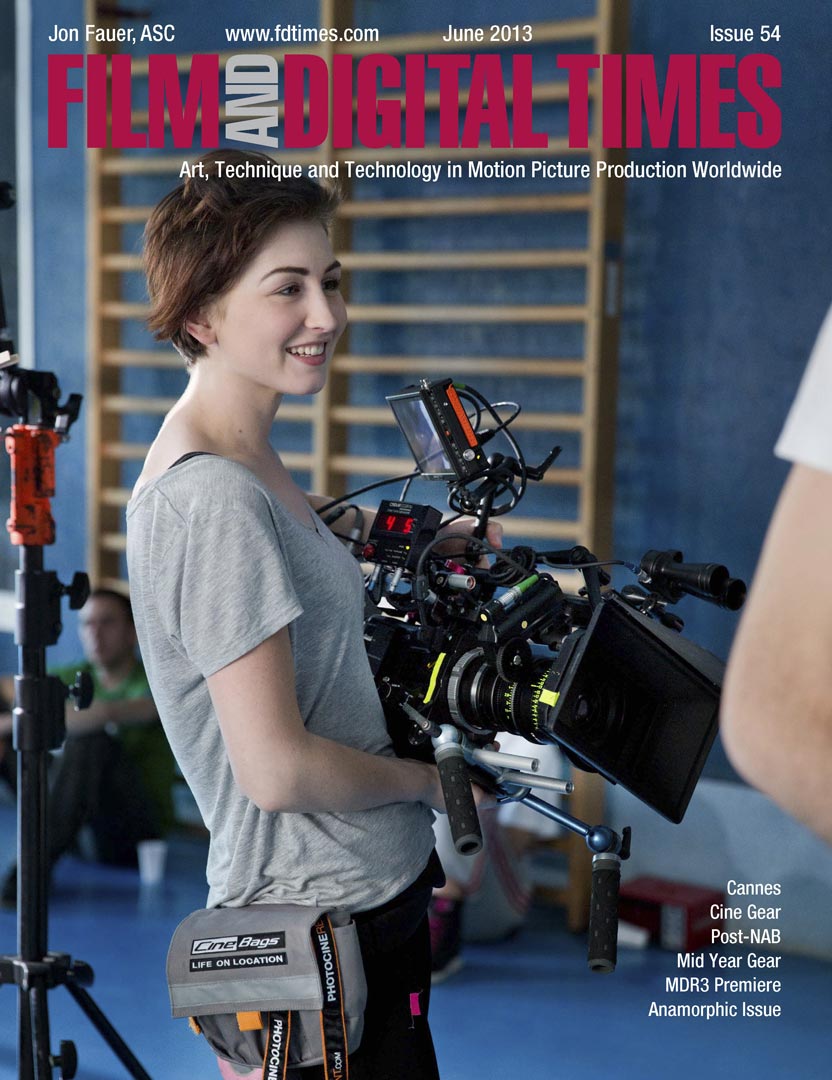 FILM AND DIGITAL TIMES magazine side cover Issue 54 June 2013