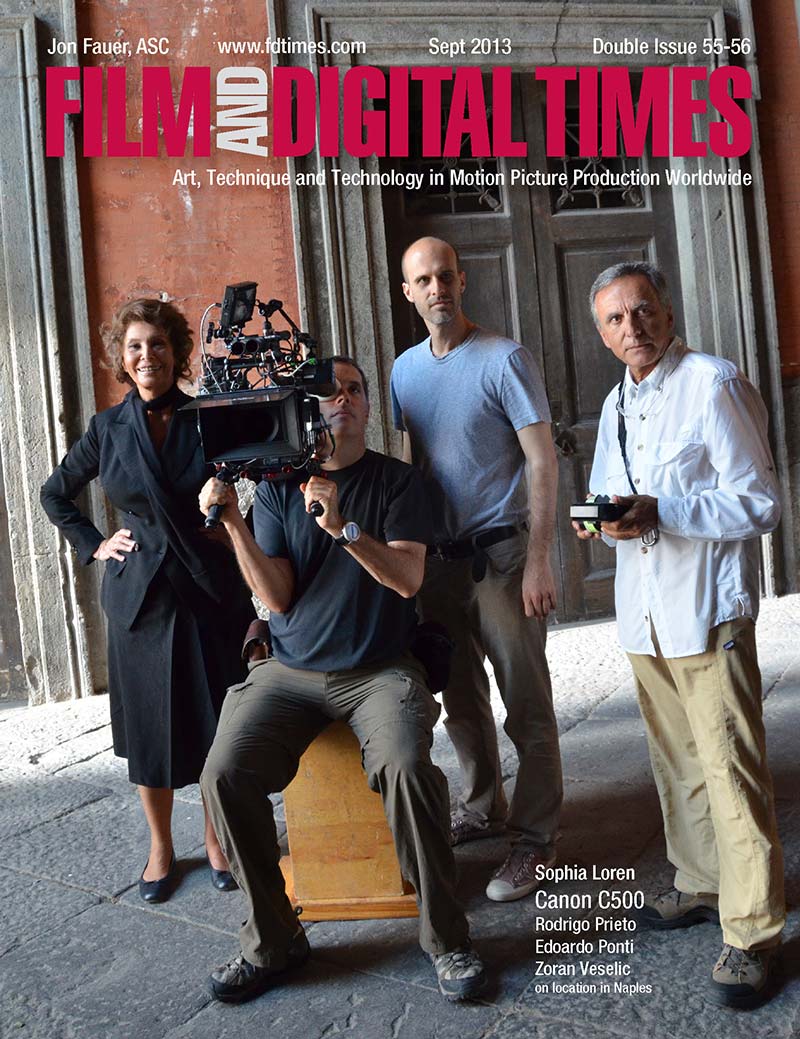 FILM AND DIGITAL TIMES magazine side cover Issue 55/56 September 2013