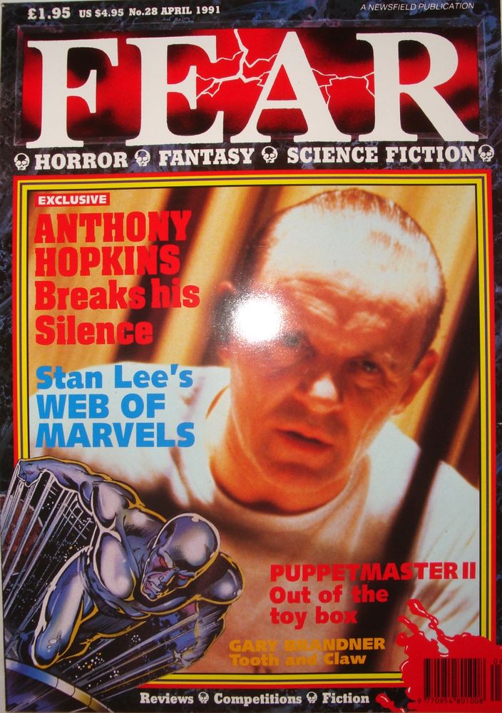 FEAR magazine side cover Issue 28 April 1991