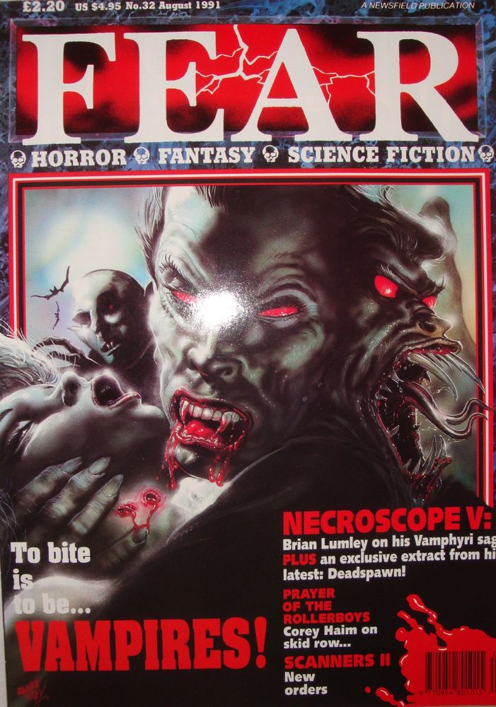 FEAR magazine side cover Issue 32 August 1991