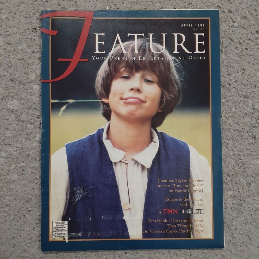FEATURE magazine side cover  April 1997