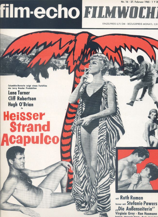 FILM-ECHO FILMWOCHE magazine side cover Issue 16 27 February 1965
