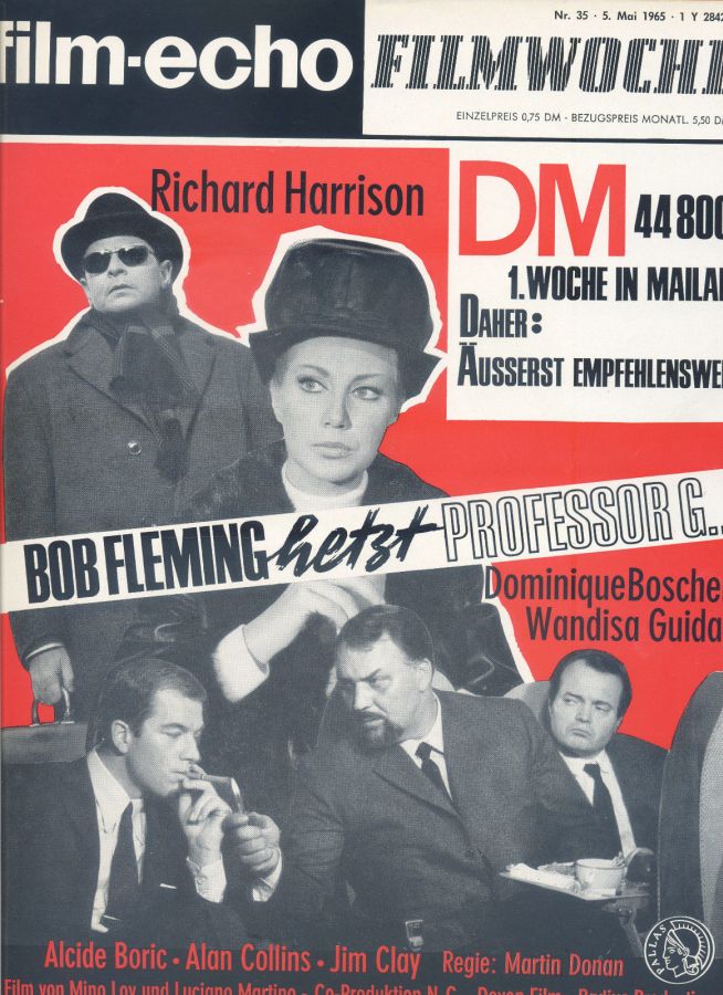 FILM-ECHO FILMWOCHE magazine side cover Issue 35 5 May 1965