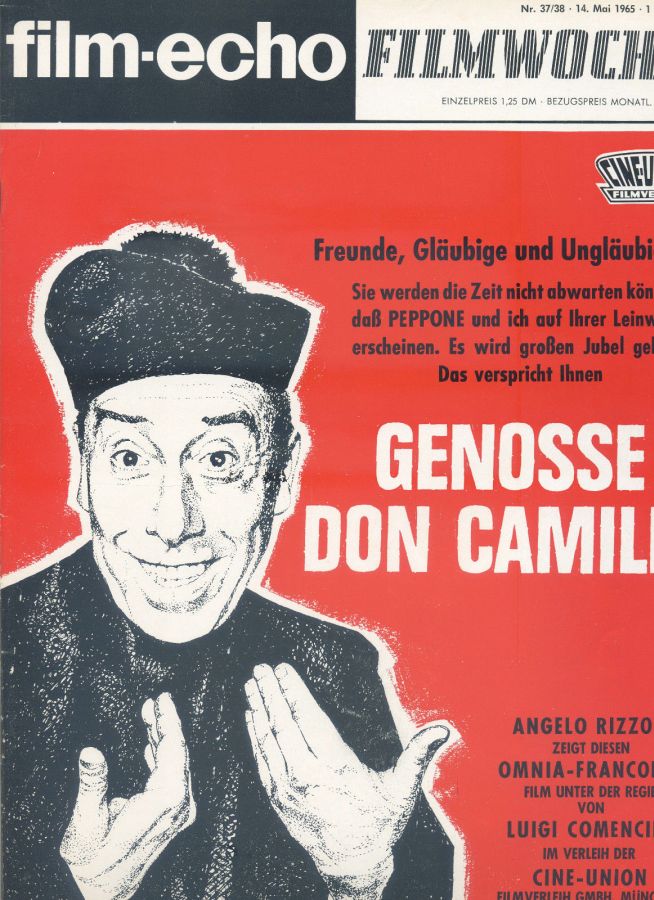 FILM-ECHO FILMWOCHE magazine side cover Issue 37-8 14 May 1965